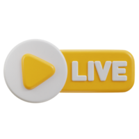 3d live streaming icon png
