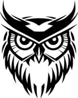 Owl - Minimalist and Flat Logo - Vector illustration