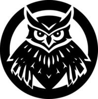 Owl - High Quality Vector Logo - Vector illustration ideal for T-shirt graphic