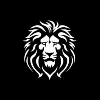 Lion - Black and White Isolated Icon - Vector illustration