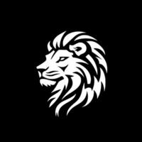 Lion, Minimalist and Simple Silhouette - Vector illustration