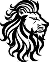 Lion - Minimalist and Flat Logo - Vector illustration