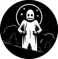 Halloween, Black and White Vector illustration