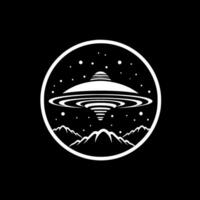 UFO - High Quality Vector Logo - Vector illustration ideal for T-shirt graphic