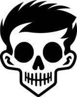 Skull, Minimalist and Simple Silhouette - Vector illustration