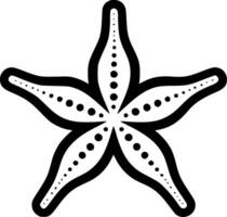 estrella de mar - minimalista y plano logo - vector ilustración