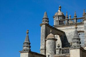 jerez Delaware la frontera, un pequeño y hermosa ciudad muy cerca a el ciudad de cadiz en el región de Andalucía en el sur de España. foto