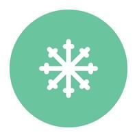 Pack of Snowflakes Flat Icon vector