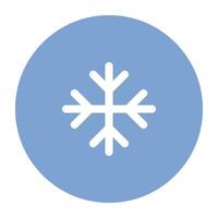 Pack of Snowflakes Flat Icon vector