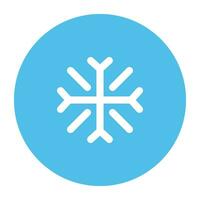 Pack of Snowflakes Flat Icon vector