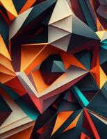 abstract geometric art illustration photo