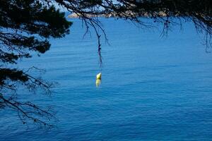 camino de ronda en la costa brava catalana, s'agaro, españa foto