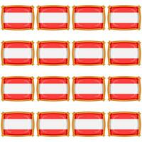 Pattern cookie with flag country Latvia in tasty biscuit vector