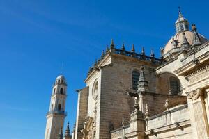 jerez Delaware la frontera, un pequeño y hermosa ciudad muy cerca a el ciudad de cadiz en el región de Andalucía en el sur de España. foto