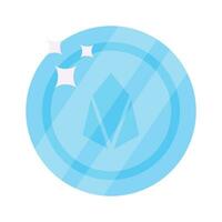 Well designed icon of EOS coin, cryptocurrency coin vector design