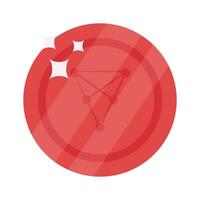 Well designed icon of Chiliz coin, cryptocurrency coin vector design