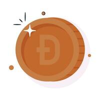 Well designed icon of Digibyte coin, cryptocurrency coin vector design