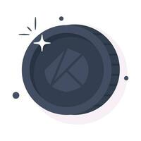 Well designed icon of Klayton coin, cryptocurrency coin vector design