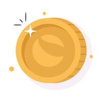 Well designed icon of terra luna coin, cryptocurrency coin vector design