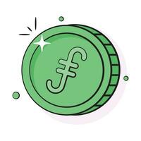 Well designed icon of ethereum coin, cryptocurrency coin vector design
