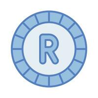 Well designed icon of ripple coin, cryptocurrency coin vector design