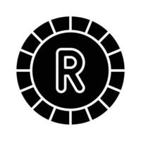 Well designed icon of ripple coin, cryptocurrency coin vector design