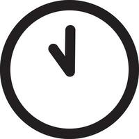 clock icon in trending flat style isolated on background. Clock icon page symbol for your web site design Clock icon logo, app, UI. Vector illustration clock icon, EPS10, Design.