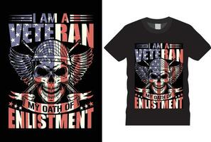 Clásico tipografía veteranos día monumento t camisa diseño Ejército veterano soldado t camisa vector modelo gráfico ilustración. Listo para impresión en camiseta, bandera, póster, volantes, etc.
