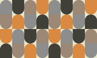 Vintage retro geometric pattern background vector