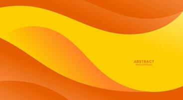 Orange curve creative background vector