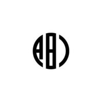 A B Initial Letter Logo Monogram Design vector Template. Abstract Letter A B I Logo Design