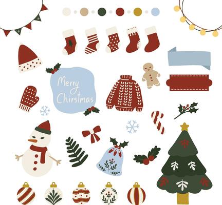 Cute Vector Set Hygge Stickers Cute Illustration Winter Christmas Hygge  Stock Vector by ©alanveob 221821248