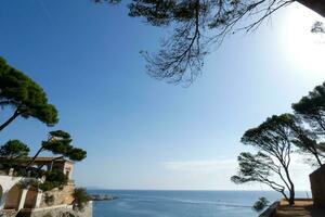 Costa brava and coastal path along the rugged coastline of northern catalonia, Spain photo