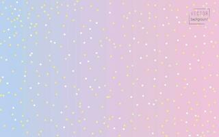 Vector cute delicate gradient background for website, postcard, cover, banner, sky with gold stars