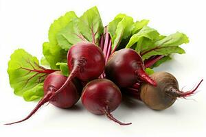 Organic Fresh eco beets. Generate Ai photo