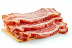 Fresh bacon. Generate Ai photo