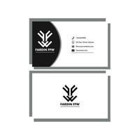 Professional Business Card Template Design vector