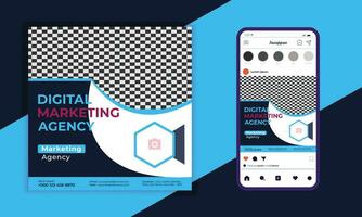 Social Media Post Banner Design. Digital Marketing Agency Banner Design. Vector Design. Modern Layout Template. Post Banner Template. Business Banner Design.