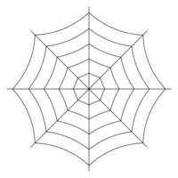 Spooky Purple Spider Web Halloween vector