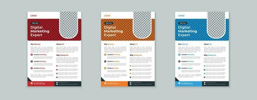 Corporate Marketing Flyer Design vector