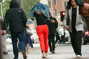 Most Beautiful Image of International and Local Tourist People are Visiting The Central London Capital City of England UK During Rainy Day. Captured on August 2nd, 2023 photo