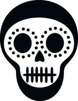 Flat Cartoon Skull vector