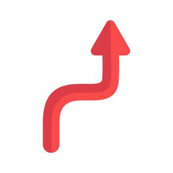 mezclado flecha, curva dirección firmar sencillo vector para aplicación publicidad web bandera botón ui ux interfaz elemento aislado en blanco antecedentes