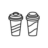 paper cup icon design vector templates