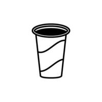 paper cup icon design vector templates