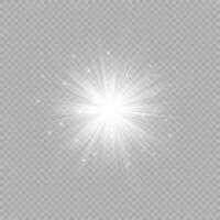 Light effect of lens flares vector