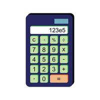 Calculator icon. Accounting finance and economy theme. Isolated design. Vector illustration. Flat illustration of calculator vector icon for web design