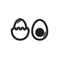 huevo icono diseño vector plantillas