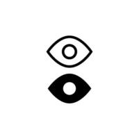 eye icon design vector templates