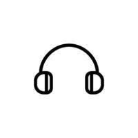 headset icon design vector templates